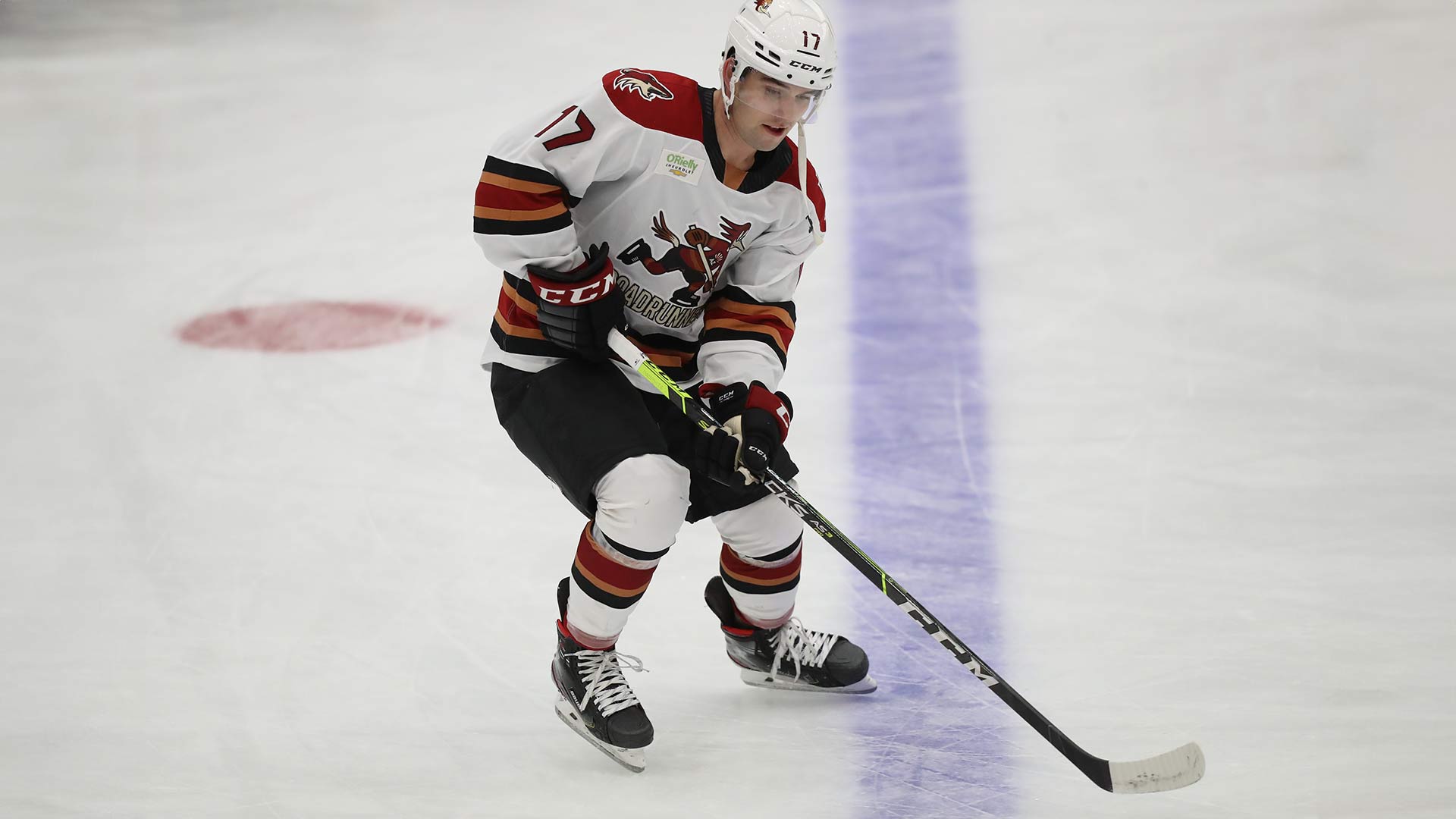 Tucson Roadrunners player Tyler Steenbergen says its great to have fans back in the stadium after almost a year. 