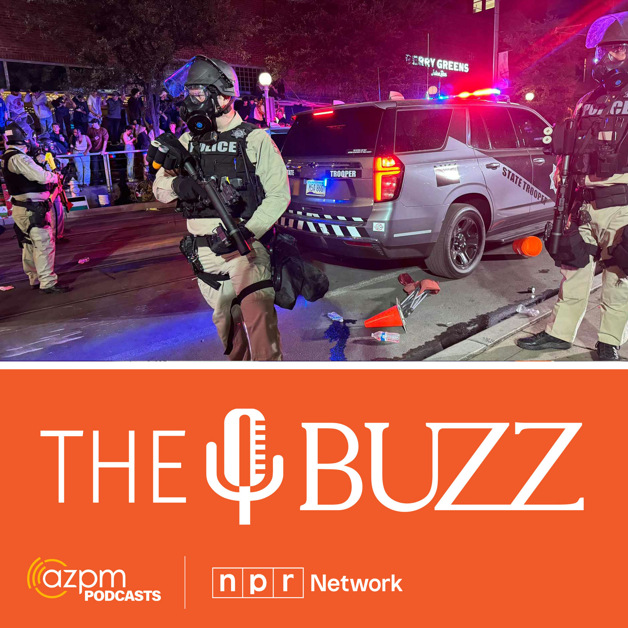 Buzz Protests 5/3/24 podcast cover