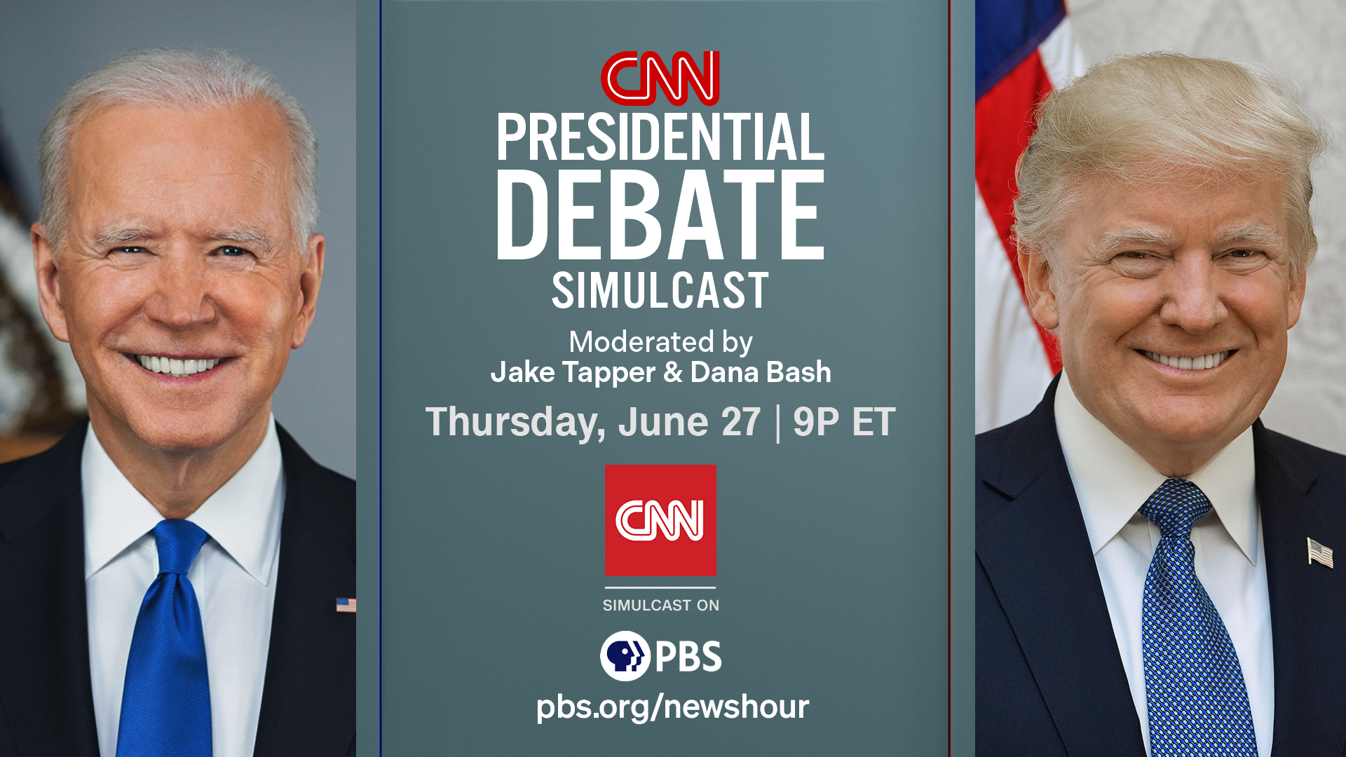 President Joe Biden and former President Donald Trump will debate live on Thursday, June 27 at 4pm Arizona time.