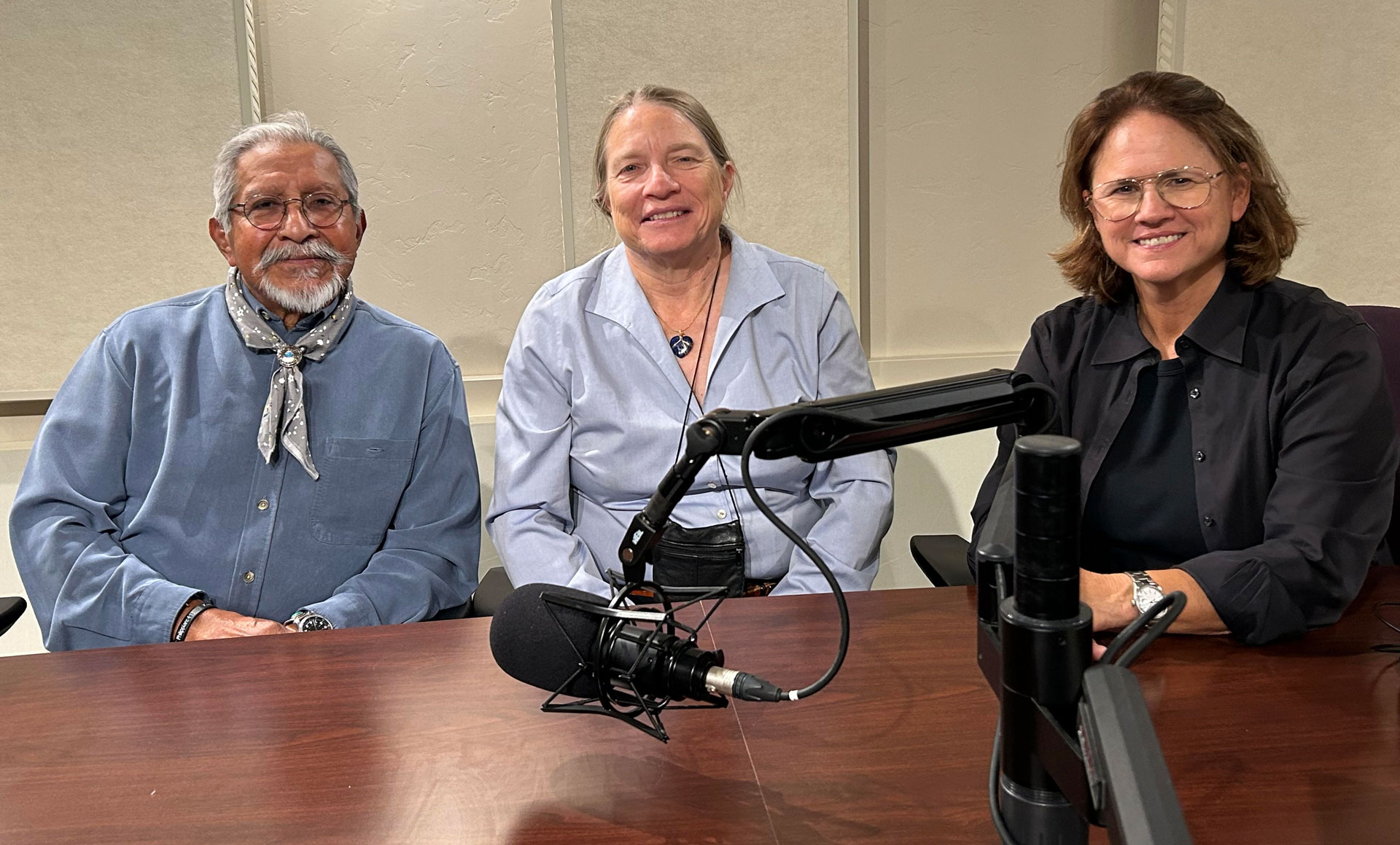 Tony Burell, Deni Seymour, and Frances Causey