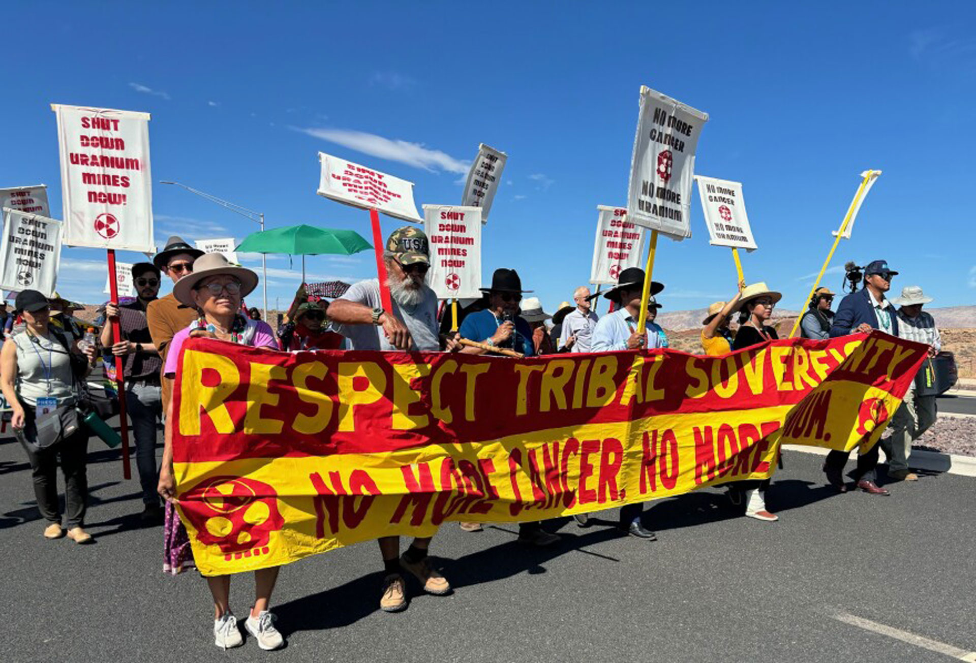 Pinyon Mine Protestors 2