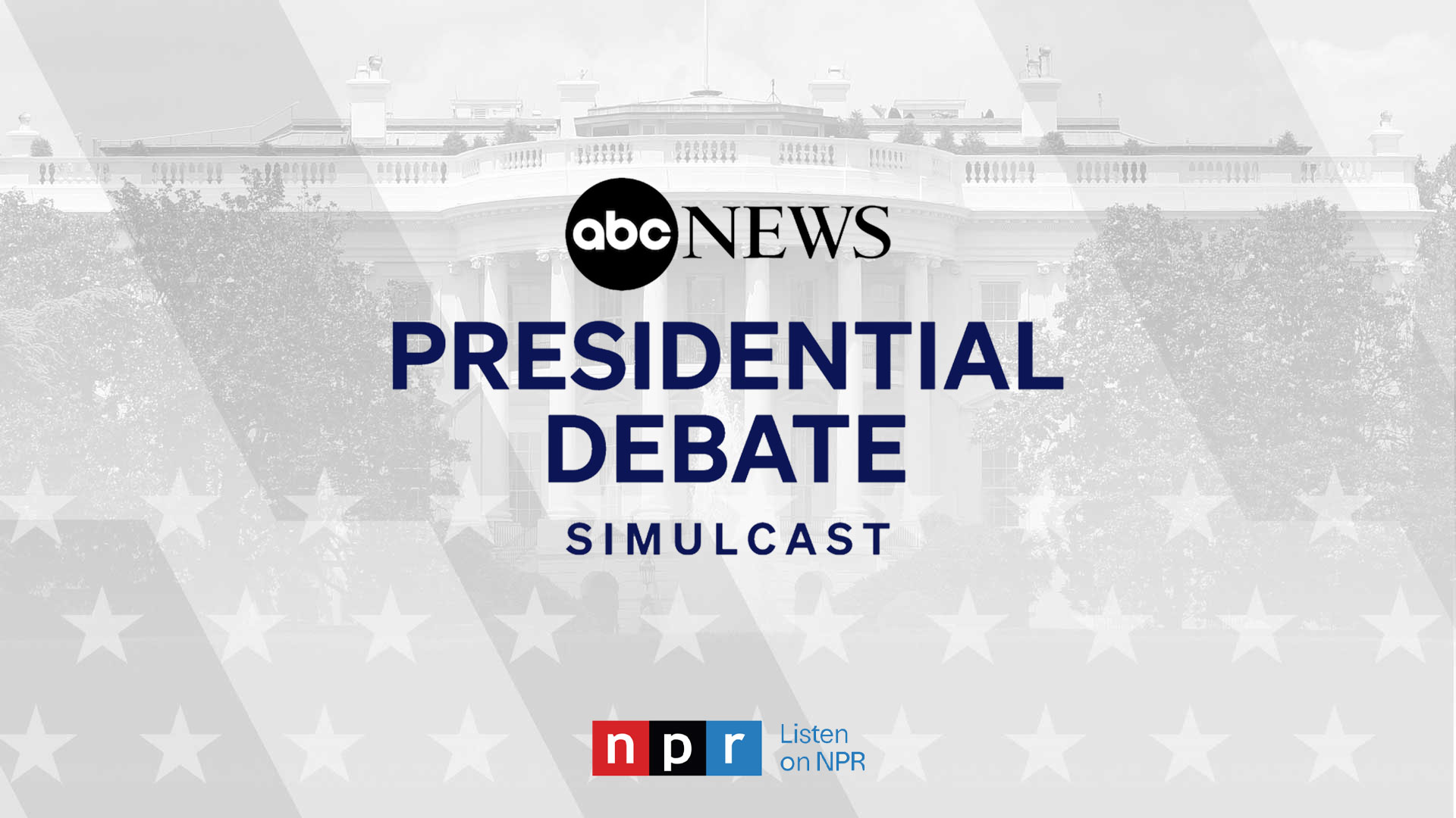 Presidential debate NPR play hero