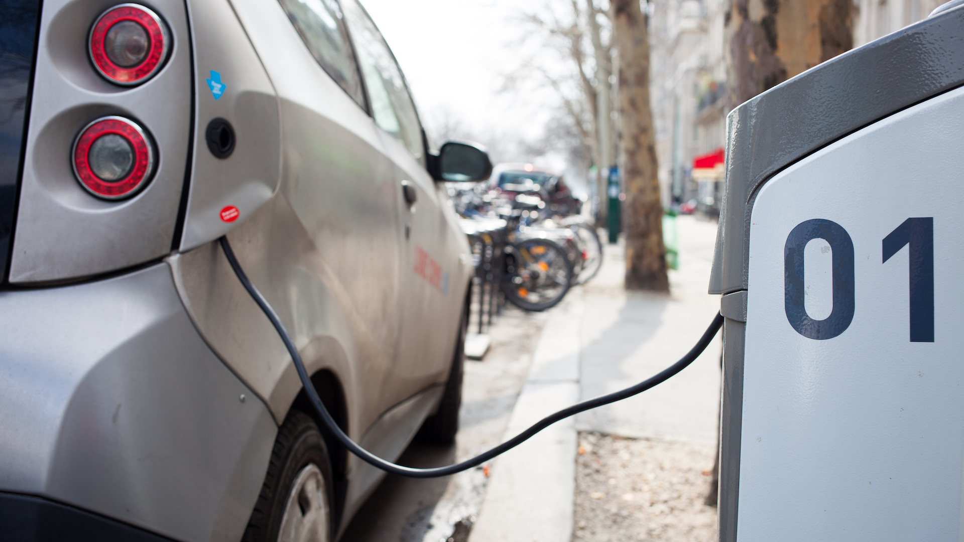 Electric vehicle charging.