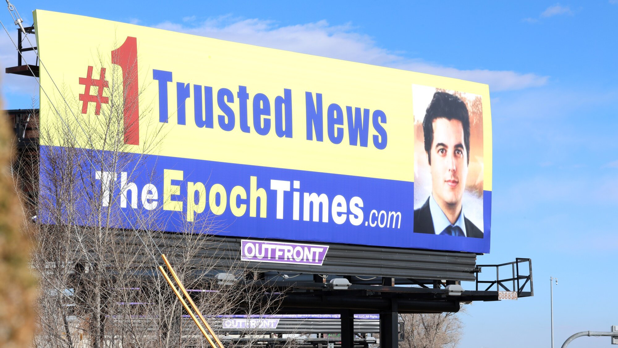 Billboards such as this one caught Kyle Cook's eye and prompted him to write an article for Rocky Mountain PBS in Denver, Colorado.