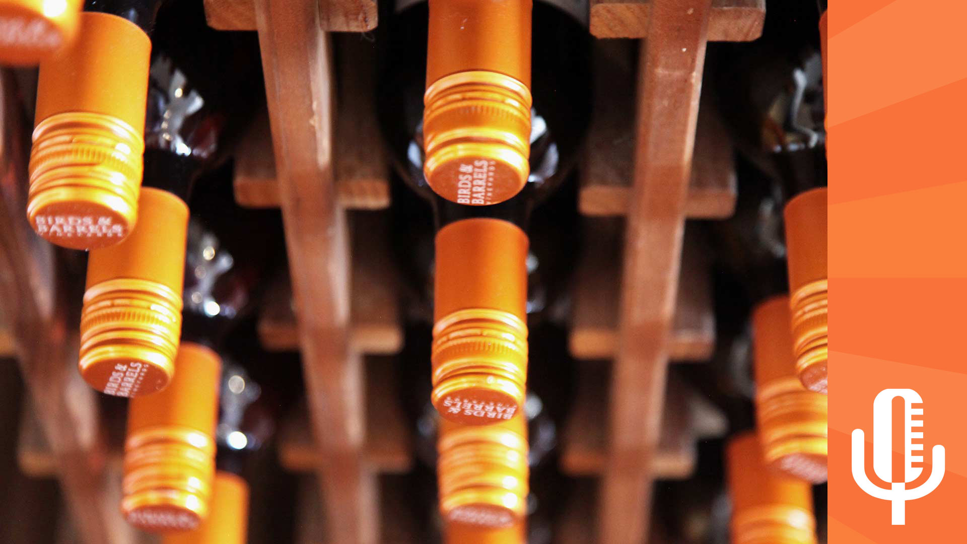 The tops of Birds and Barrels wine bottles peak through a display in a tasting room in Willcox on Tuesday, March 14, 2023. The wine selection ranged from dry whites to reds. 