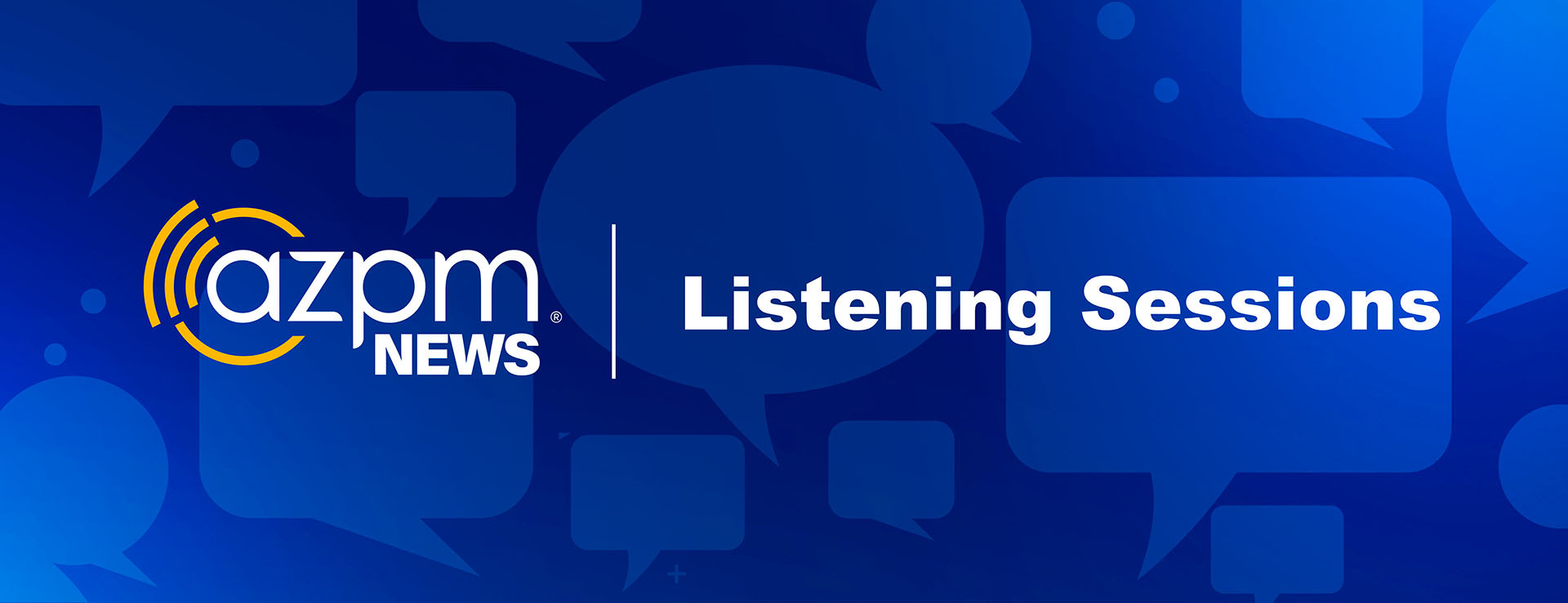 AZPM News listening session banner