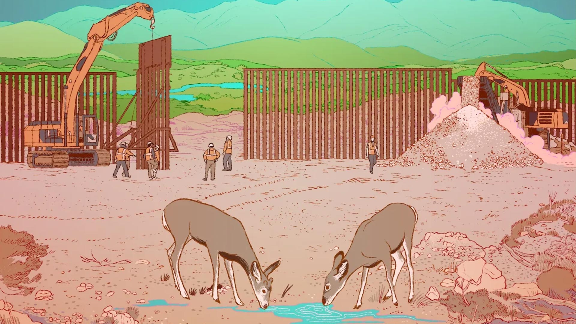 Will Border Wall Construction Deplete Desert Springs?