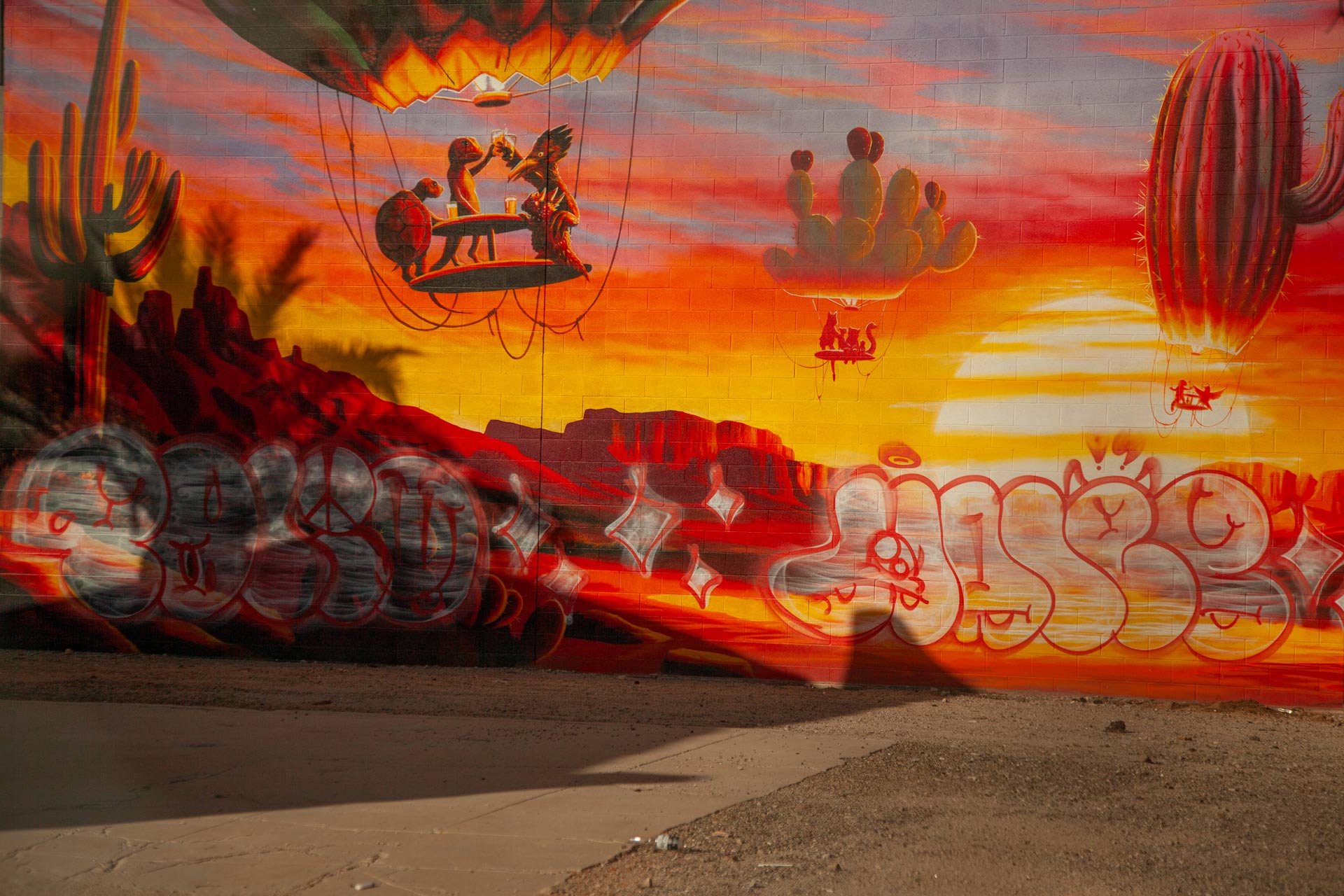 It's always a bummer': Tucson artist reacts to spray paint