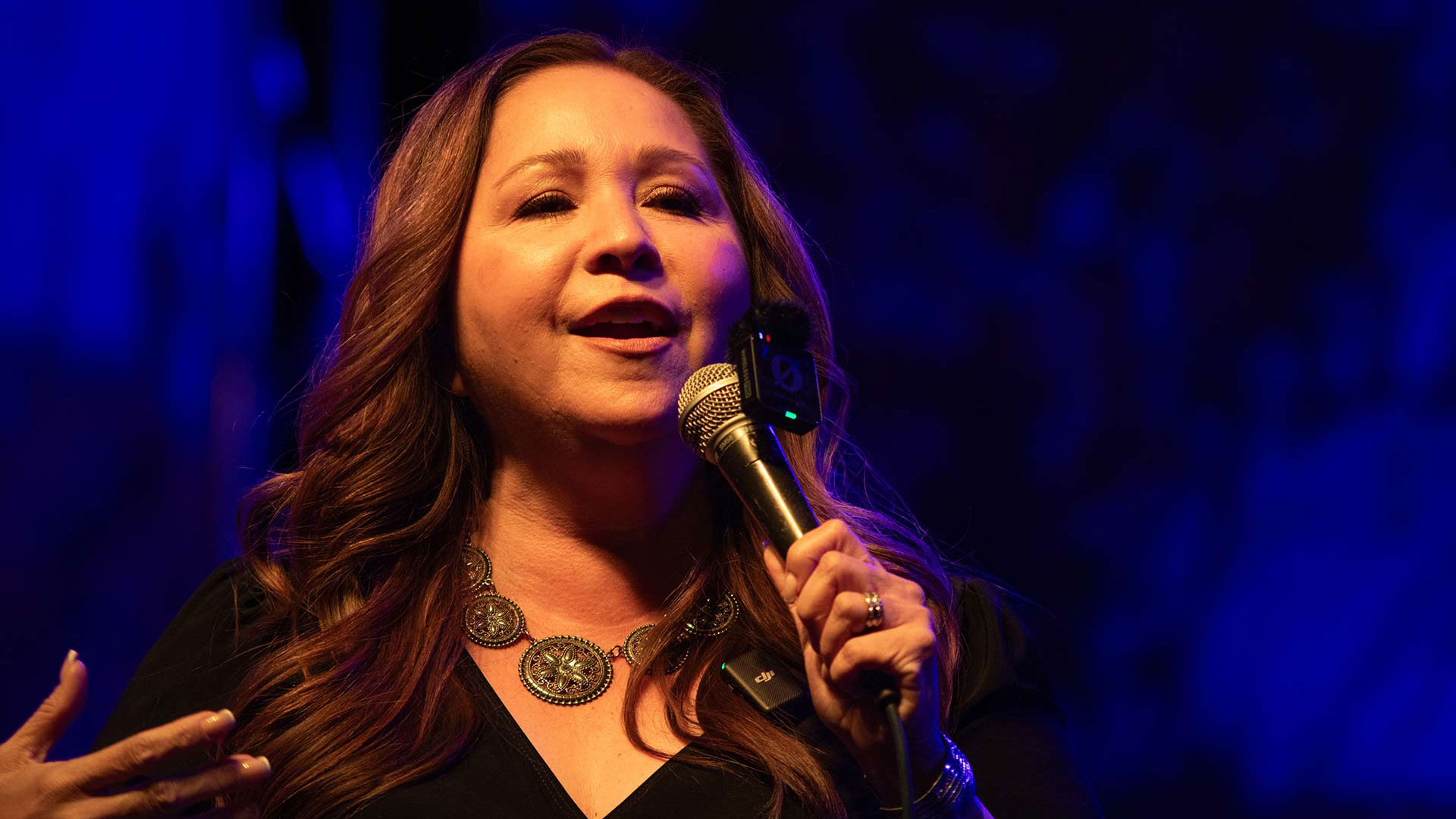 CD7 Representative-Elect Adelita Grijalva speaks to supporters at a Democratic Party election night party on Nov. 4.