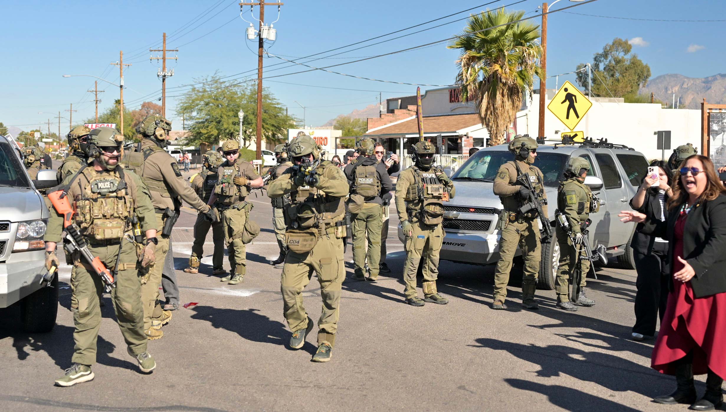 Federal agents raid Tucson restaurant, Arizona congressmember hit with tear gas