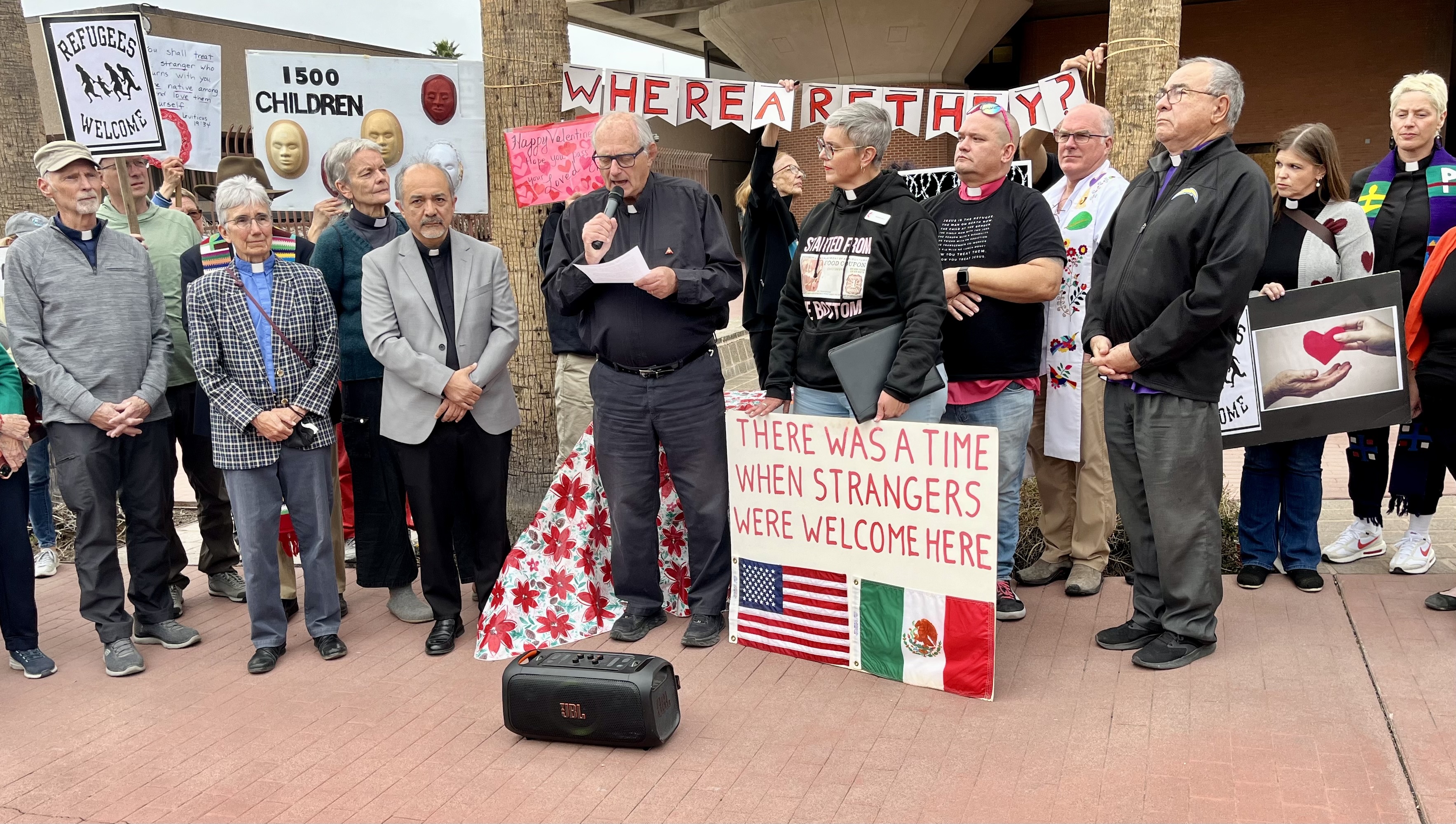 Migrant rights press conference