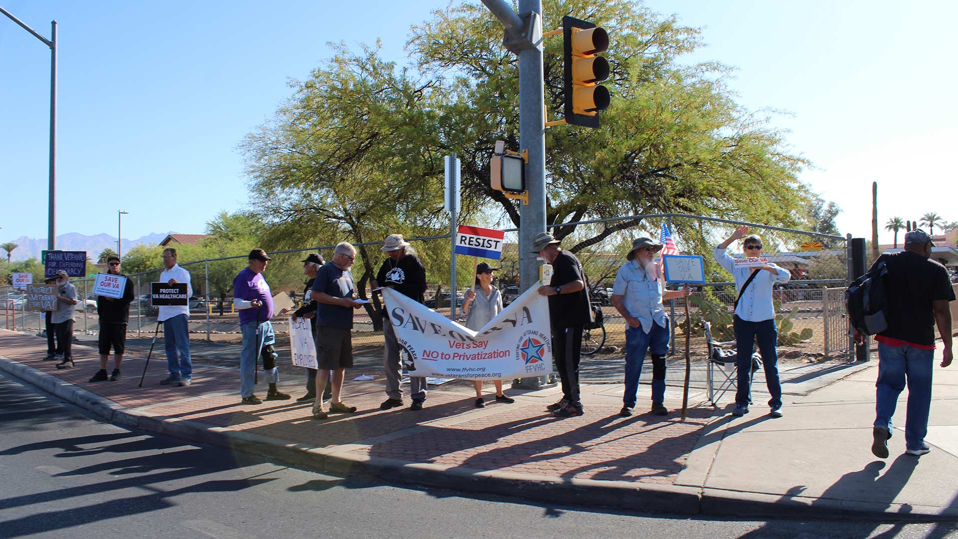 Tucson VA Protestors 5-2