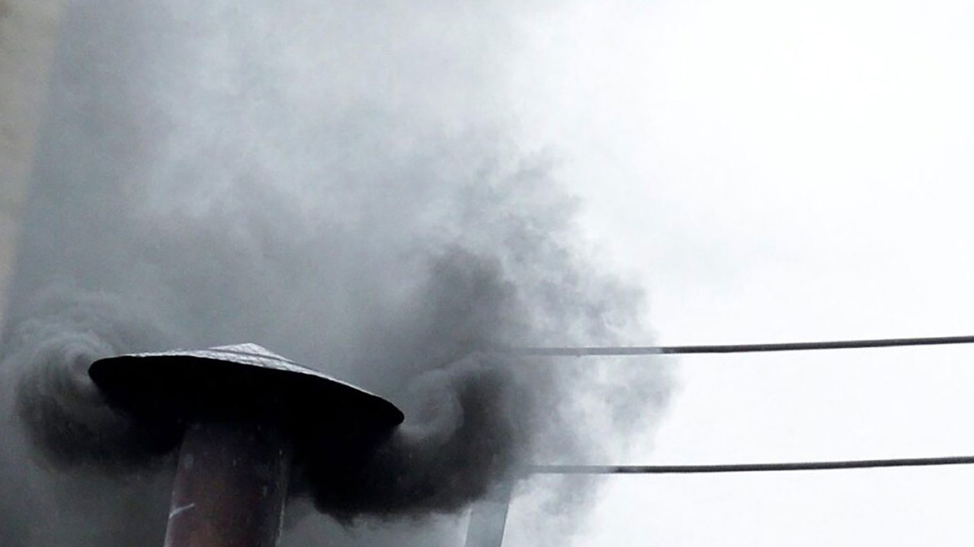 Black smoke comes out of the Sistine Chapel on the first day of the Papal Conclave. May 7, 2025. <a href="https://www.vaticannews.va/en/vatican-city/news/2025-05/black-smoke-end-first-day-conclave-no-pope.html" target="_blank">Image: Vatican Media</a>