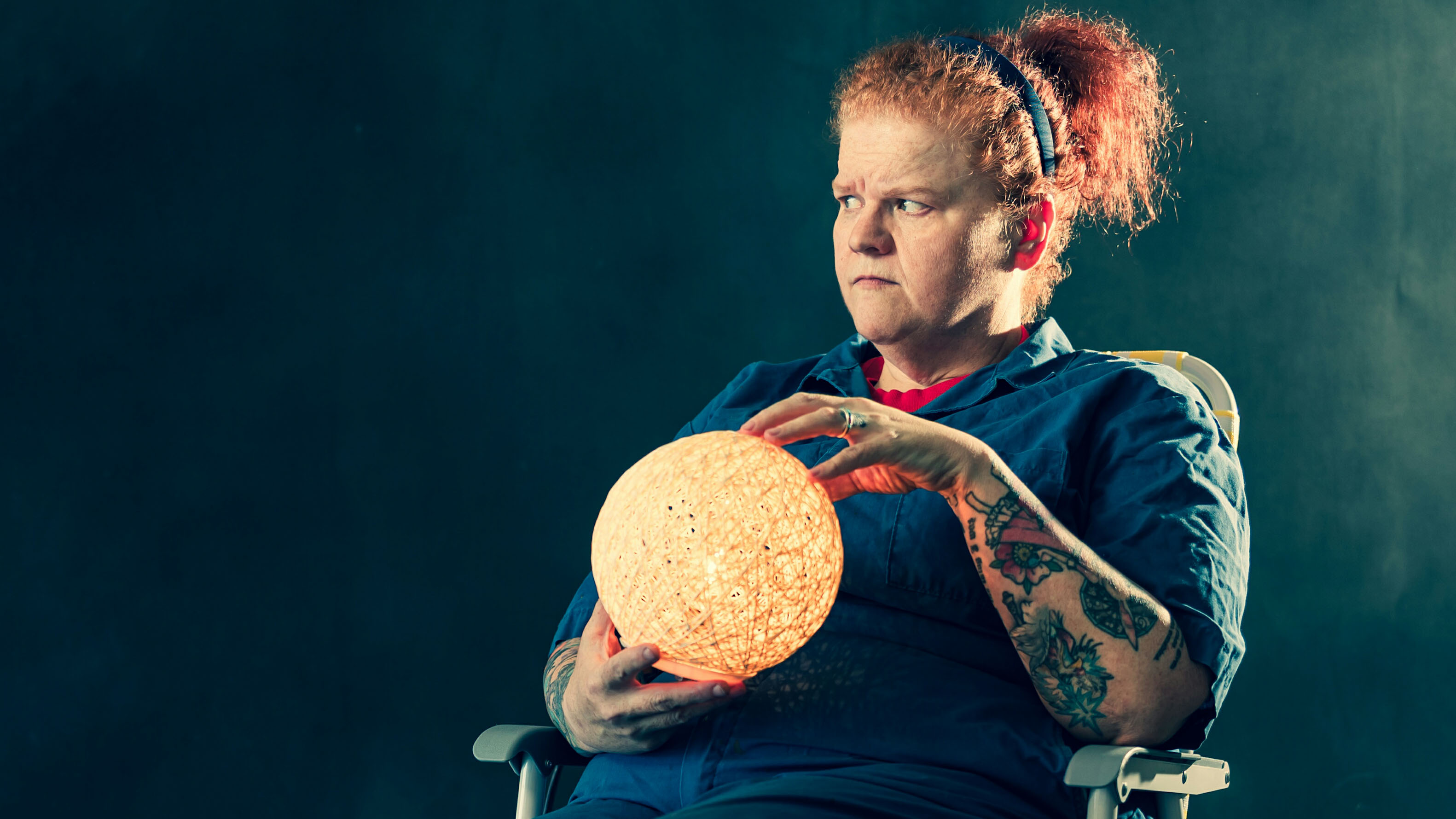 Gretchen Wirges stars in "Everything You've Got" at the Scoundrel & Scamp Theatre.