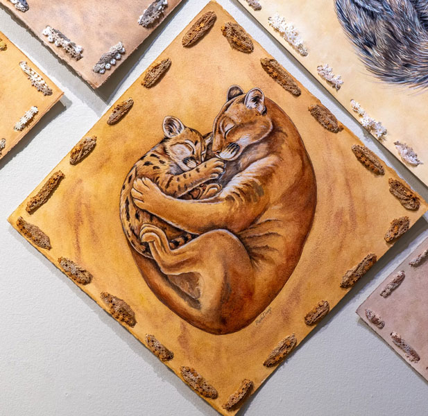 Kindred Spirits Lion Painting unsized