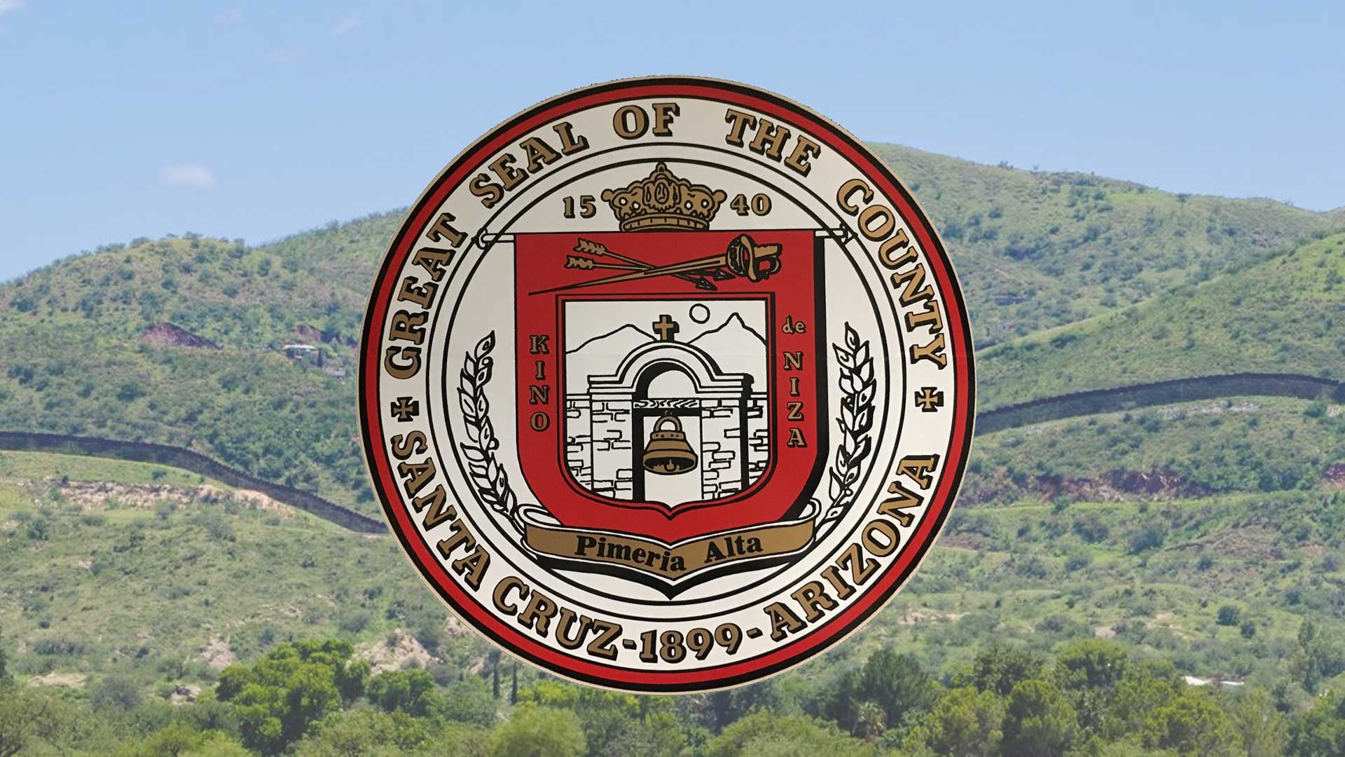 The seal of Santa Cruz County, Arizona.
