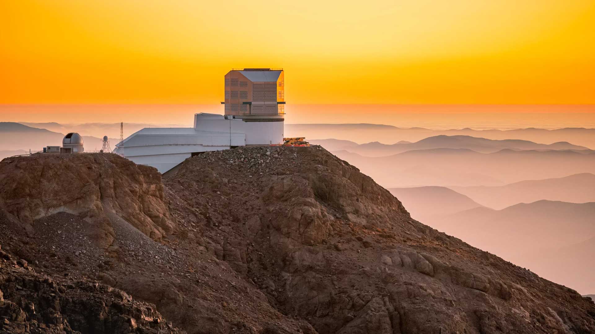 NPR Rubin Observatory sunset