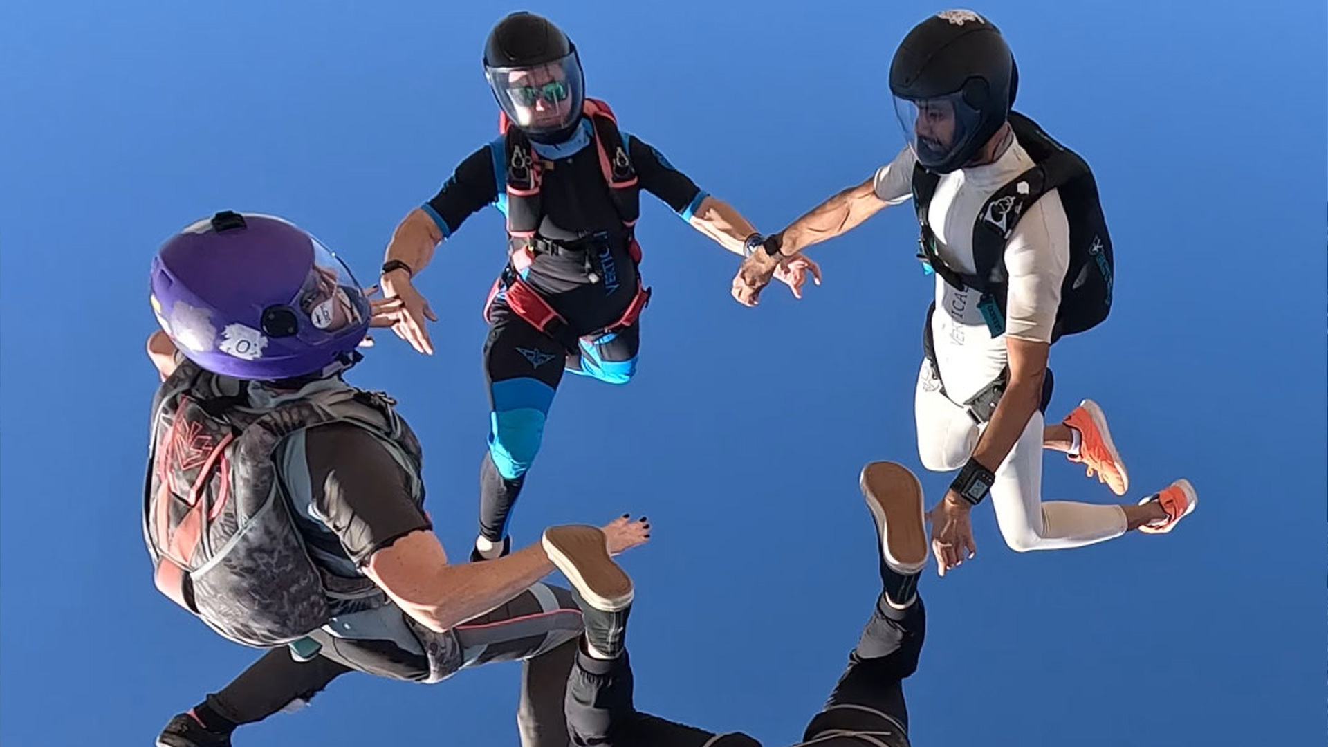 Arizona Skydiver in the air