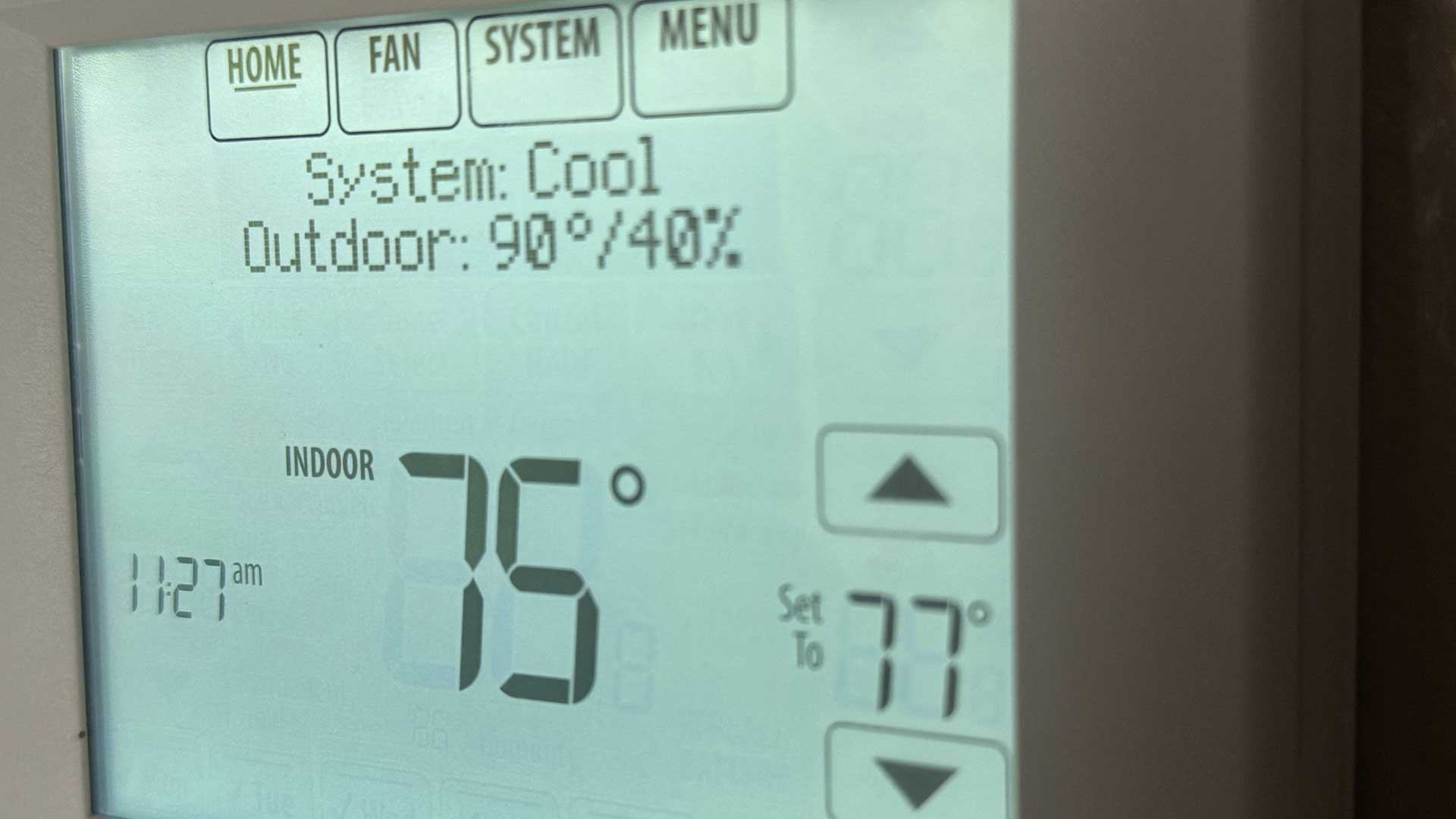 smart AC control panel 