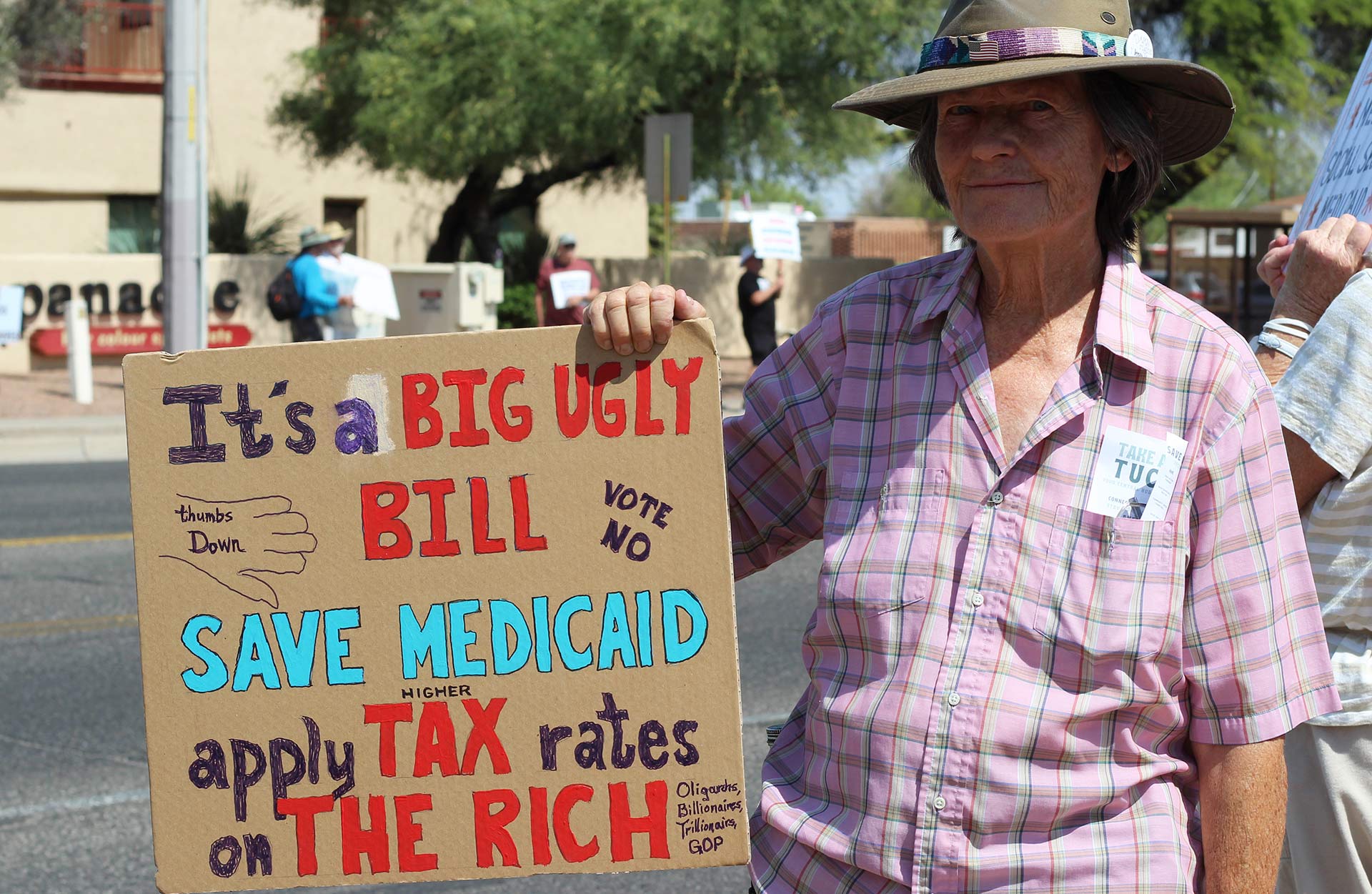 Ciscomani Medicaid Protestor 7-1