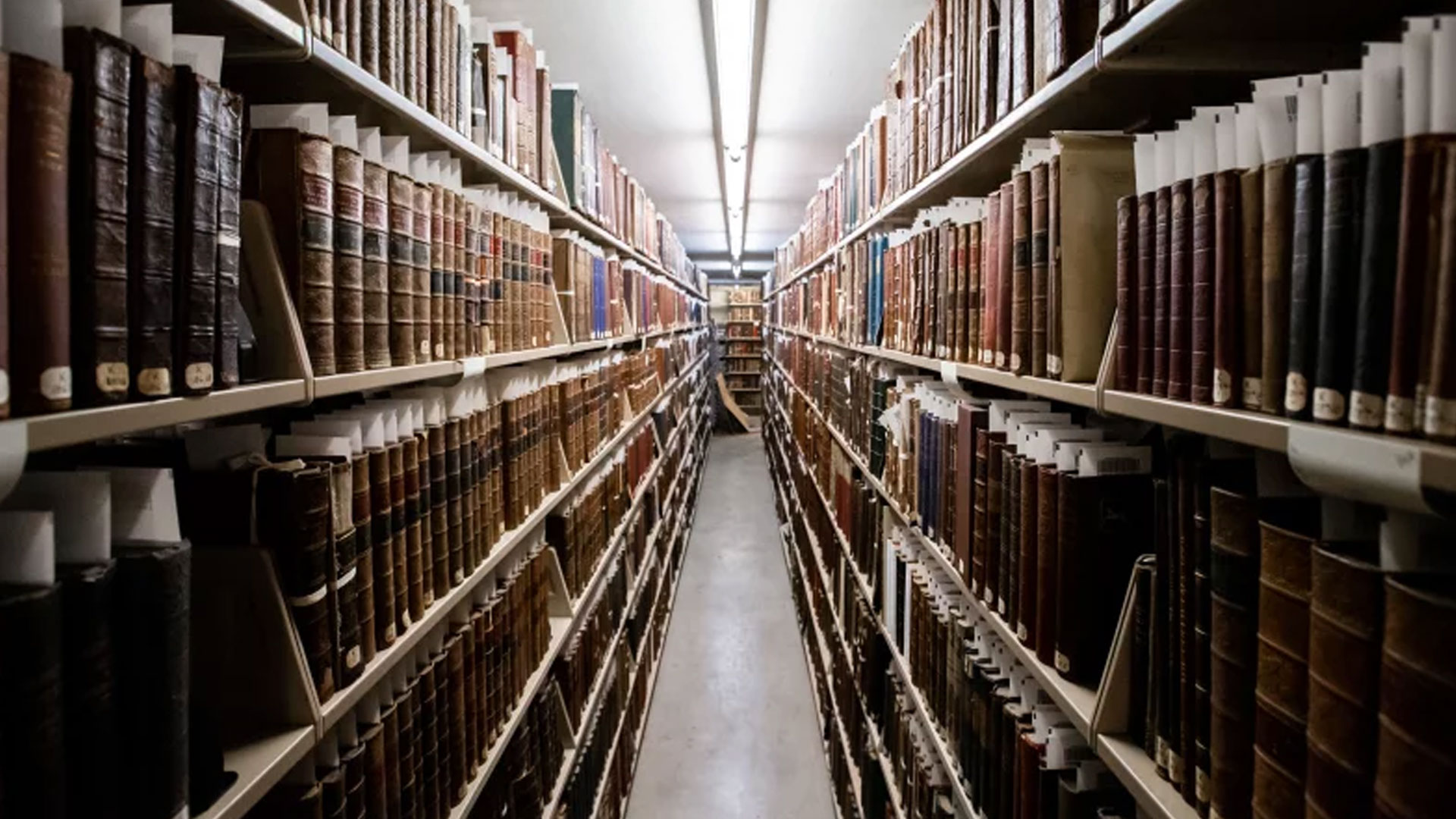 Boston library stacks hero