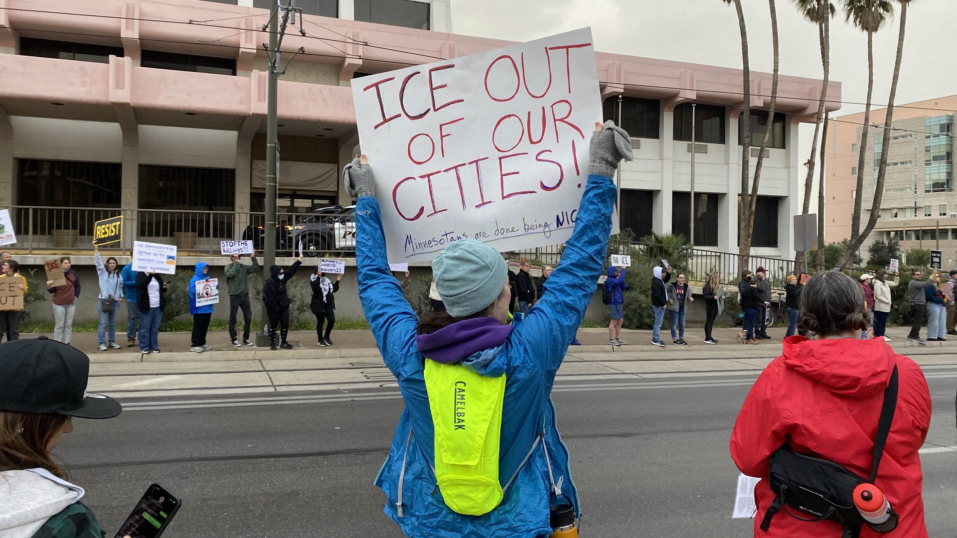 Tucson protest highlights concerns over Minneapolis shooting, immigration enforcement nationwide