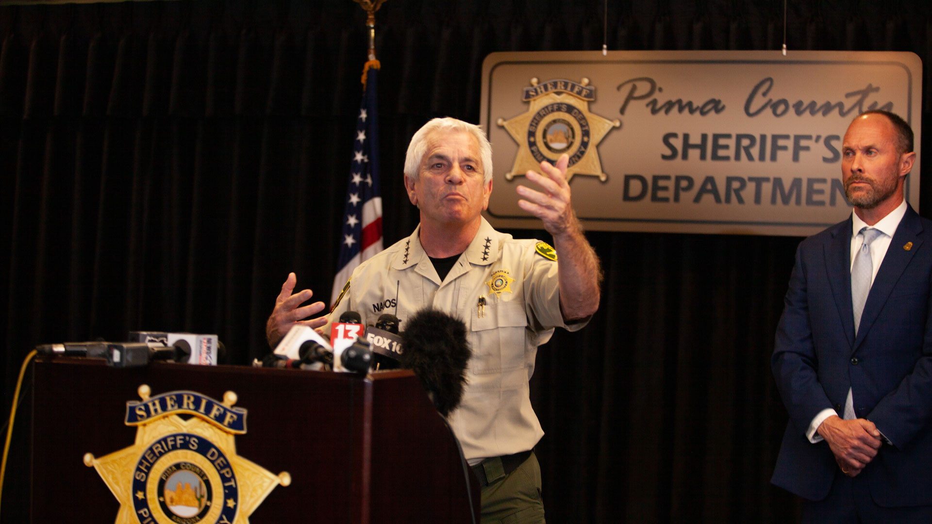 Pima County Sheriff Chris Nanos is in the national spotlight over Nancy Guthrie case - AZPM