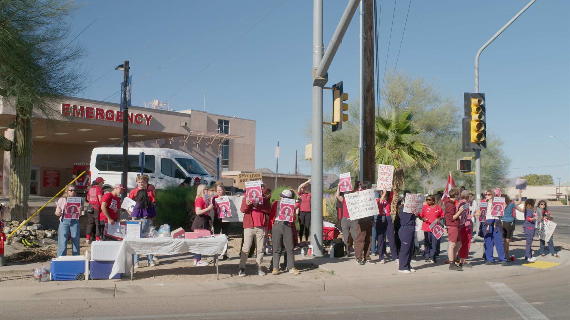 Nurses rally at St. Mary’s, call for dedicated rapid response nurse on every shift, allege retaliation