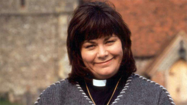 Dawn French is the hilarious Reverend Boadicea Geraldine Granger aka the Vicar of Dibley!