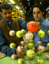 Neil deGrasse Tyson (left) and MIT physicist Enectalí Figueroa-Feliciano