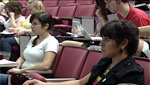 University of Arizona students attend lecture