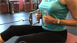 woman exercising