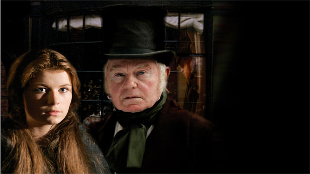 Sophie Vavasseur as Nell and Sir Derek Jacobi as Grandfather