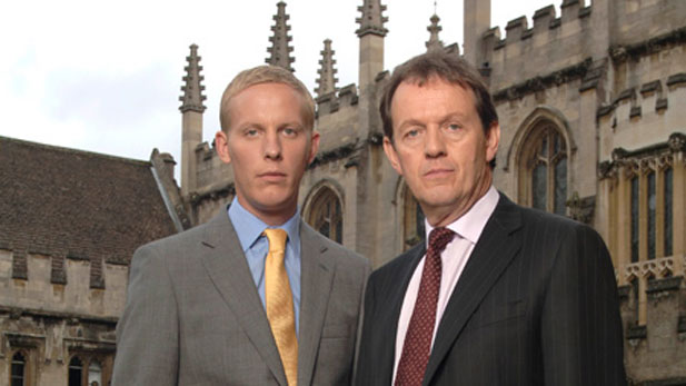 Kevin Whately (right) returns as Detective Inspector Robbie Lewis with his sharp young sidekick, DS Hathaway (Laurence Fox, left).