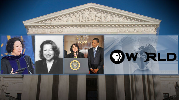 Sotomayor hearings on PBS-World