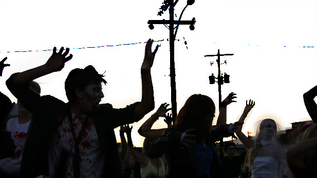 Zombie silhouette